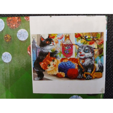 Алмазная мозаика на картоне (уцененная)