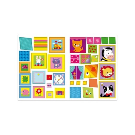 Геометрические наклейки. Квадрат