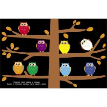 Мои первые наклейки многоразовые 3+ Что какого цвета