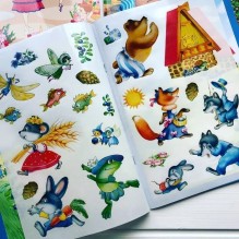 МНОГОРАЗОВЫЕ НАКЛЕЙКИ. Теремок