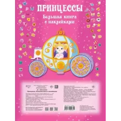 Принцесса. Большая книга с наклейками