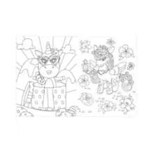 Весёлые раскраски. Волшебные единороги