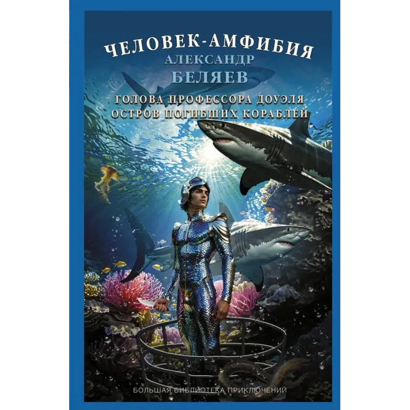 Человек-амфибия. Голова профессора Доуэля. Остров погибших кораблей