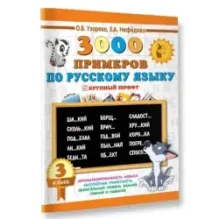 3000 примеров по русскому языку. 3 класс