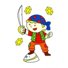 Разноцветные друзья. Кошка