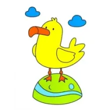 Разноцветные друзья. Кошка