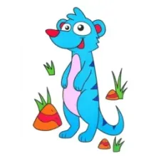 Разноцветные друзья. Собака