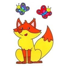 Разноцветные друзья. Динозавр