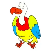 Разноцветные друзья. Динозавр