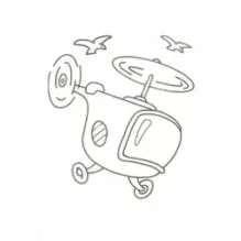 Веселые раскраски (красная)