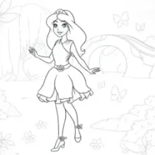 Сверкающие принцессы. Укрась фольгой! (розовая)