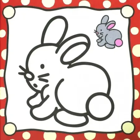 Раскраска для самых маленьких. Божья коровка