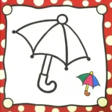 Раскраска для самых маленьких. Кошечка