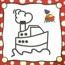 Раскраска для самых маленьких. Кошечка