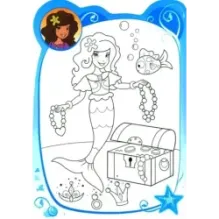 Раскрась нас! Волшебные русалки