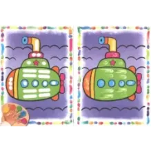 Раскрась пальчиком. Машинки