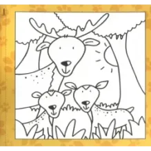 Краски-самораскраски. Зверята