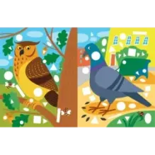 Наши птицы. Многоразовые наклейки для детей 3-6 лет