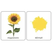 Цвета. Первые карточки