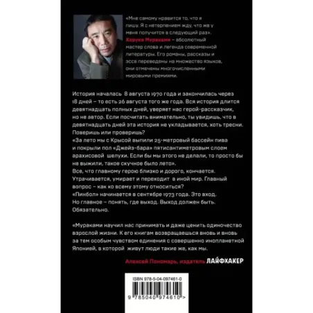 Слушай песню ветра. Пинбол 1973