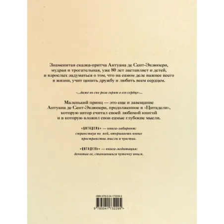 Маленький принц и Цитадель